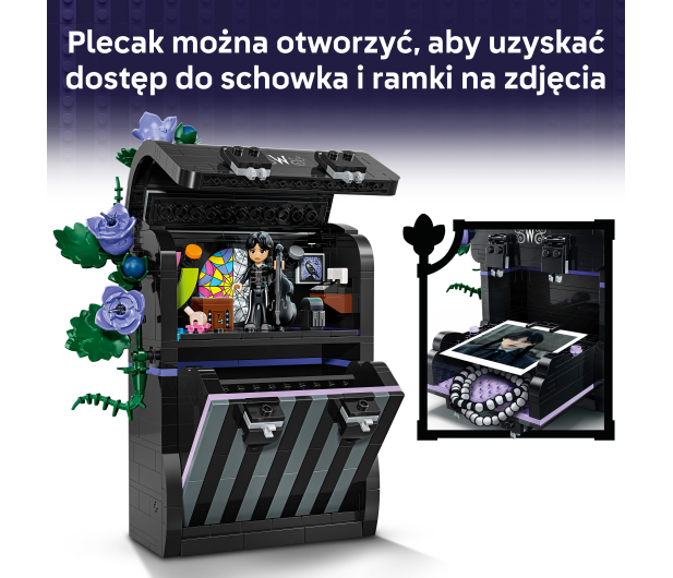 LEGO 76787 WEDNESDAY Plecak Wednesday - 1596585 - zdjęcie 8
